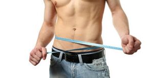 Homme sans ventre