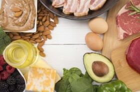 Produits pour le régime céto